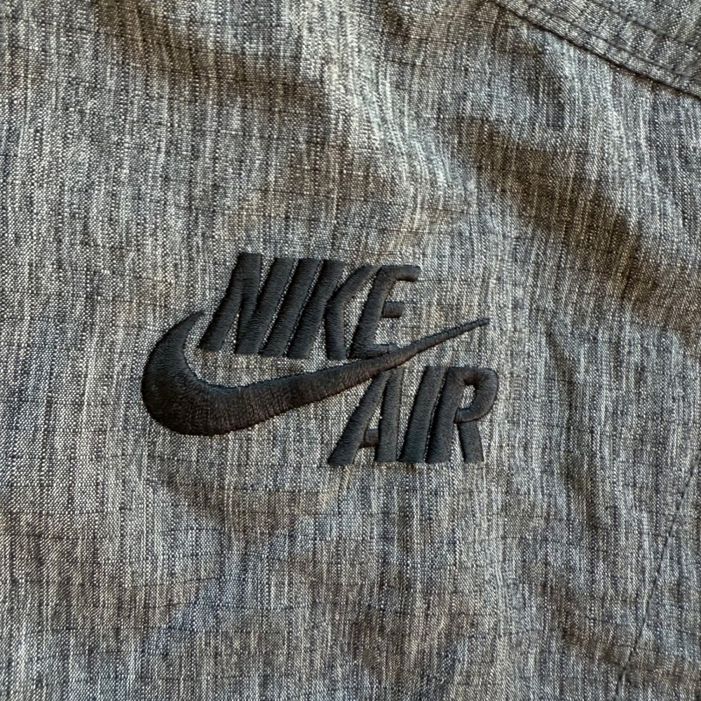 Vintage Nike Air Mens Jordan Flight Track Jacket Full Zip Medium Grey Fit Dry - Picture 8 of 16
